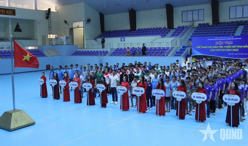 Đắk Lắk: Hơn 400 vận động viên  tham gia Hội thi Thể thao các dân tộc thiểu số